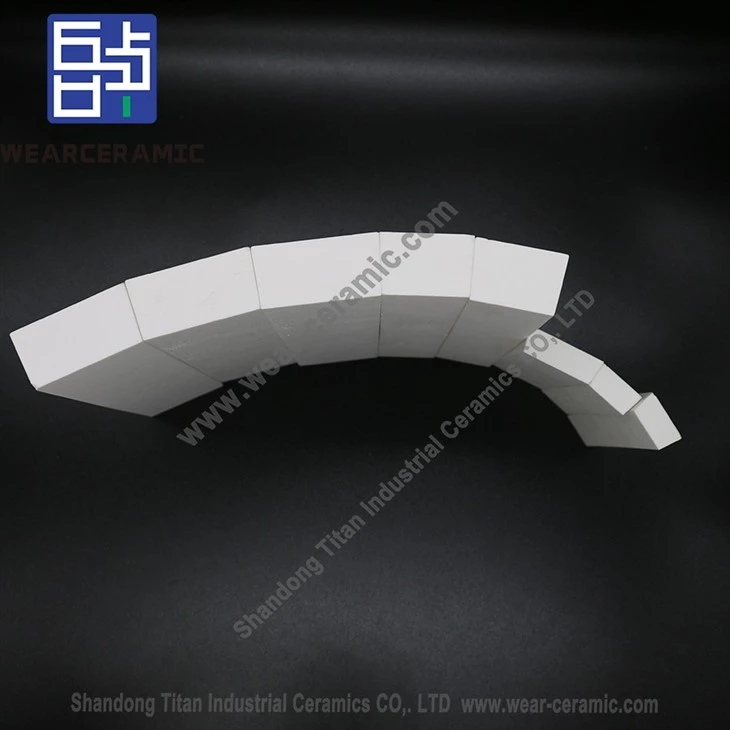 Trapezoidal ZTA Wear-Resistant Ceramic Lining Plate